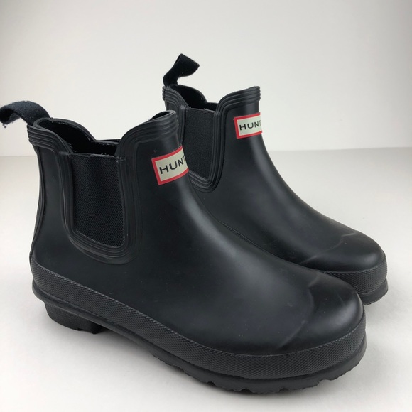Hunter Shoes - Hunter Original Chelsa Black Short Boot Size 6